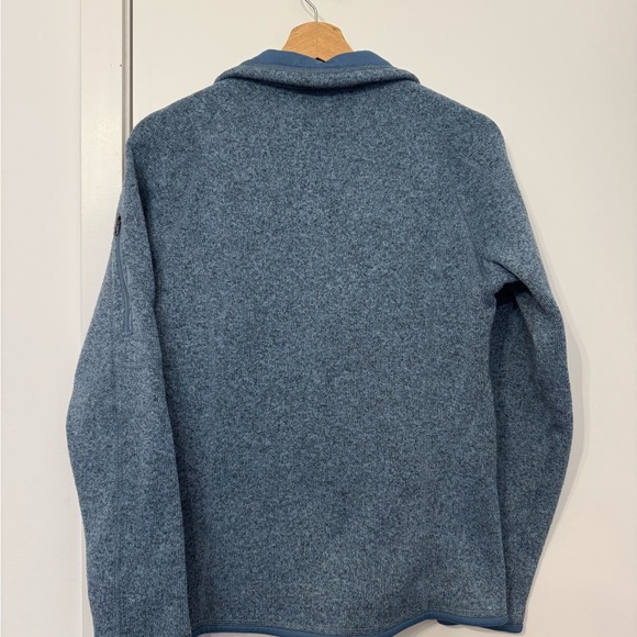 Patagonia Blue Quarter-Zip Fleece Jacket - Picture 3 of 4